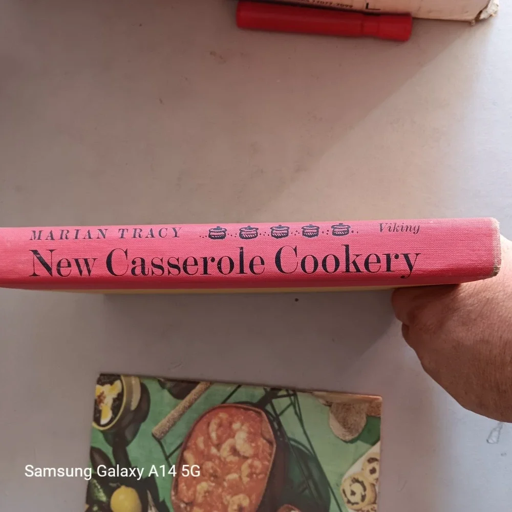 Vintage Casserole Cookbook Lot Marian Tracy Shop Rite Retro Cooking Books